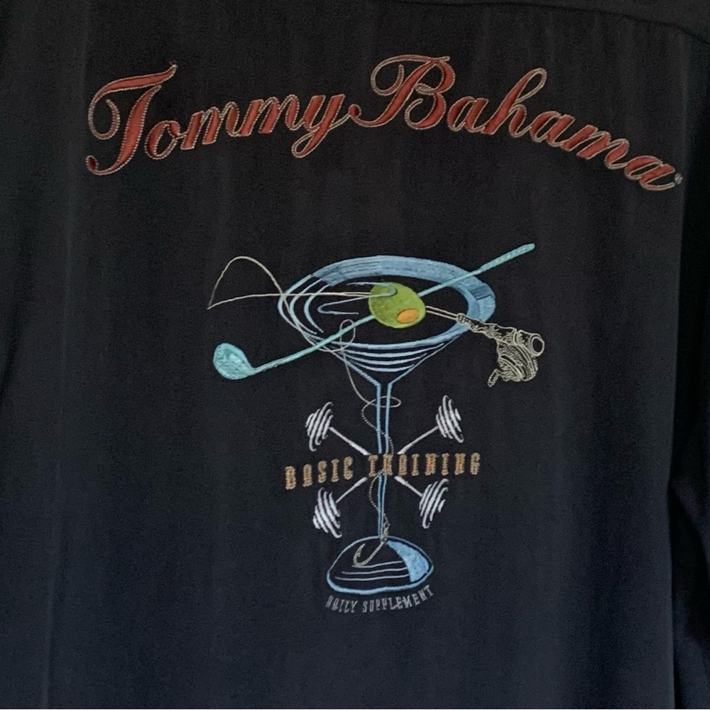 Tommy Bahama Silk Short Sleeve Shirt Size Large - Picture 3 of 7